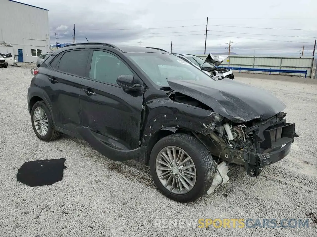 4 Photograph of a damaged car KM8K22AAXKU382423 HYUNDAI KONA 2019
