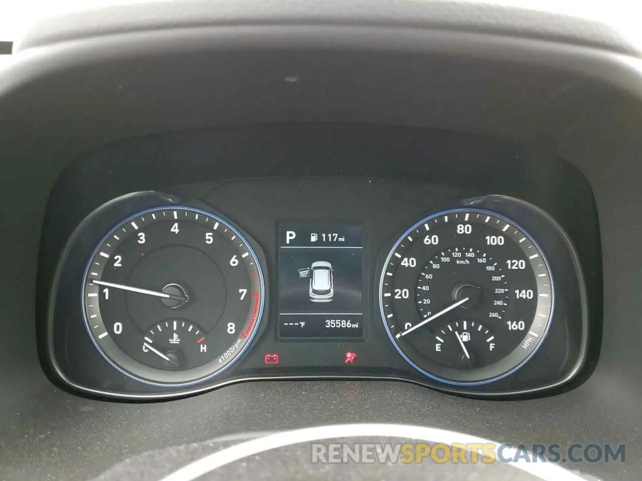 9 Photograph of a damaged car KM8K22AAXKU382423 HYUNDAI KONA 2019