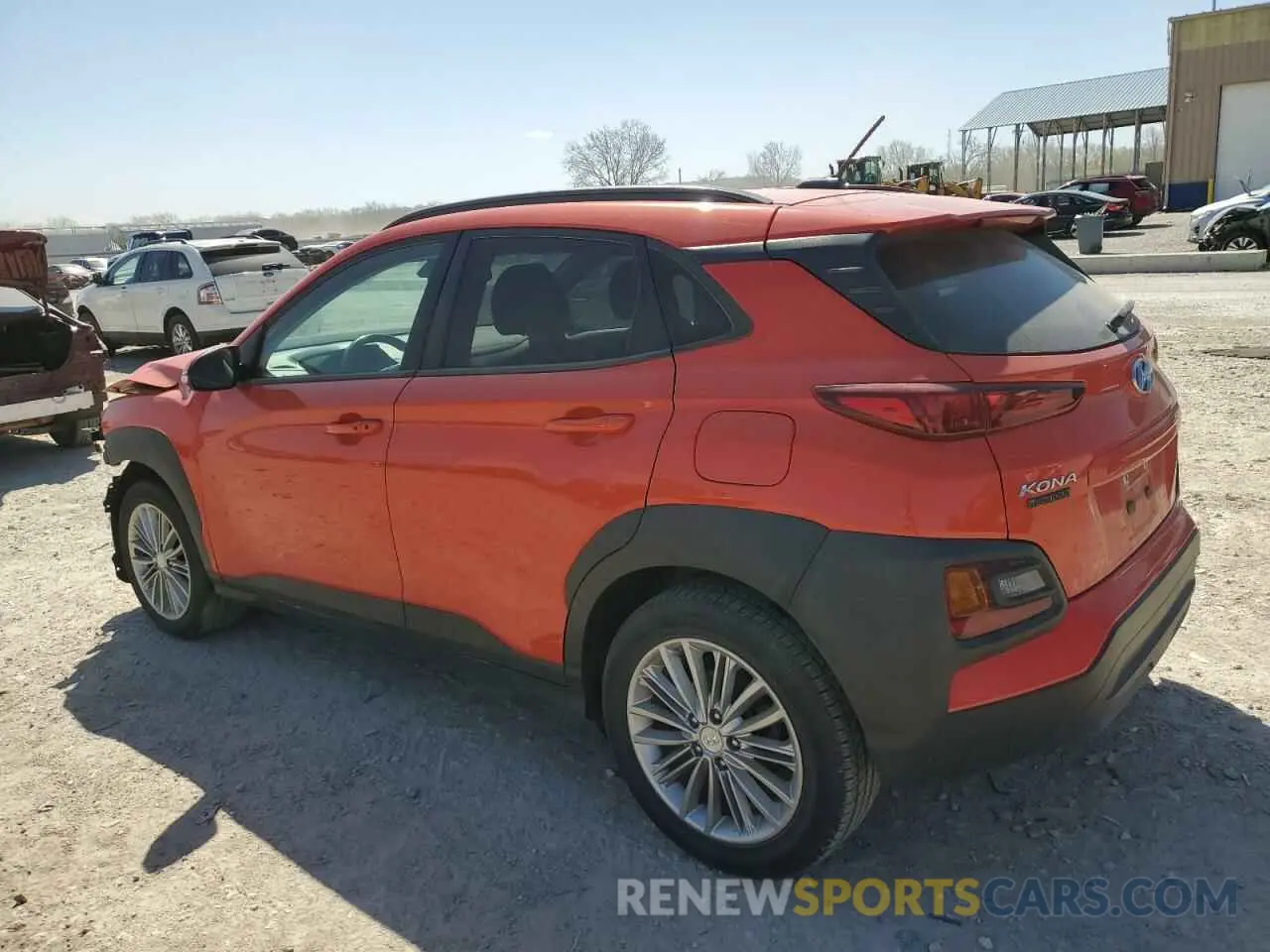 2 Photograph of a damaged car KM8K22AAXKU395236 HYUNDAI KONA 2019