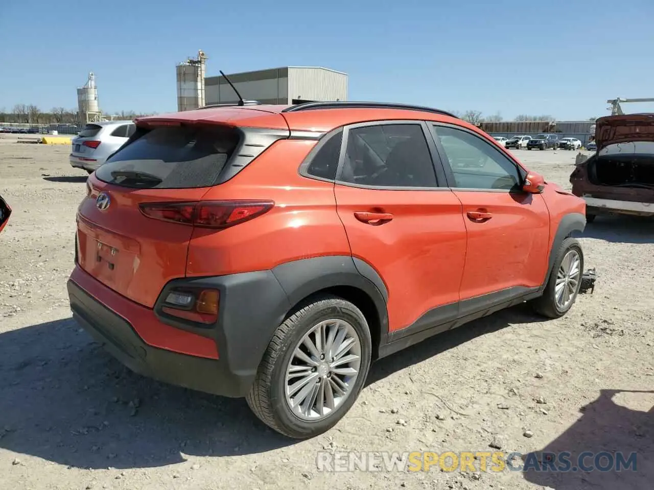 3 Photograph of a damaged car KM8K22AAXKU395236 HYUNDAI KONA 2019