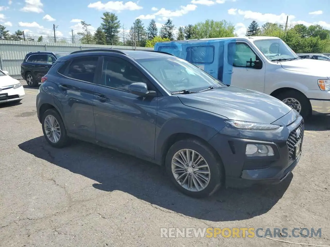 4 Photograph of a damaged car KM8K2CAA0KU198310 HYUNDAI KONA 2019