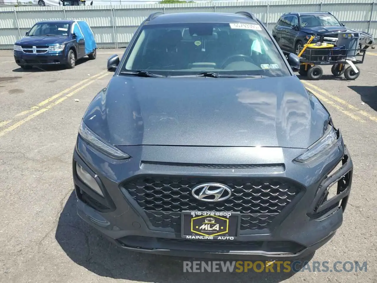 5 Photograph of a damaged car KM8K2CAA0KU198310 HYUNDAI KONA 2019
