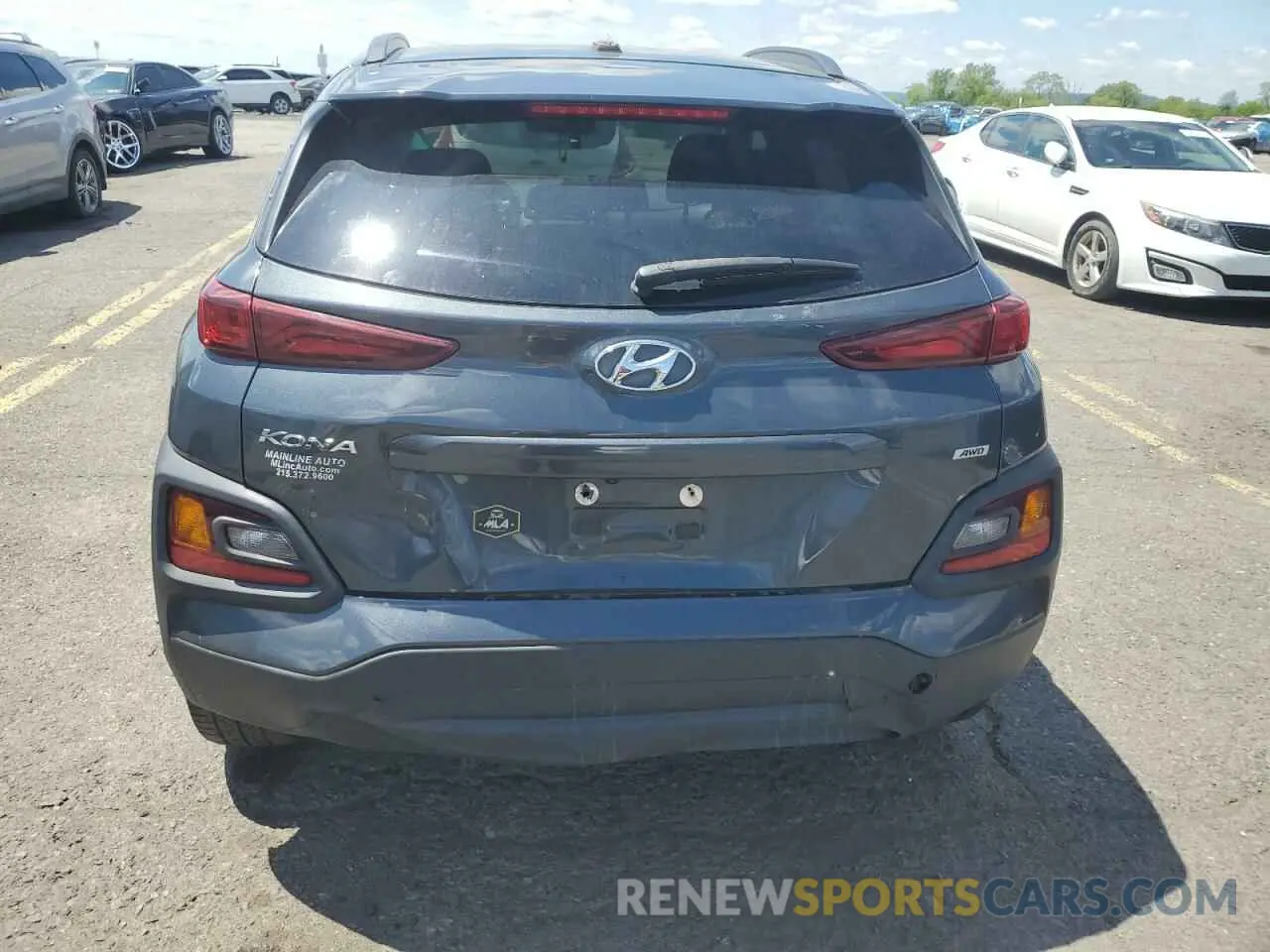 6 Photograph of a damaged car KM8K2CAA0KU198310 HYUNDAI KONA 2019
