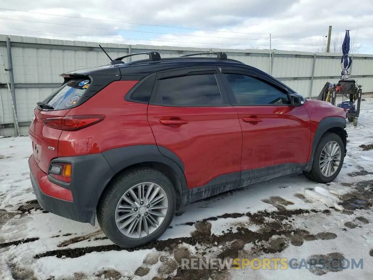 3 Photograph of a damaged car KM8K2CAA0KU347895 HYUNDAI KONA 2019