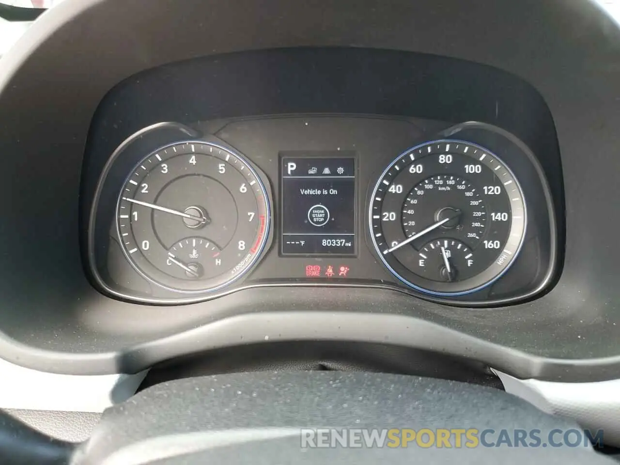 9 Photograph of a damaged car KM8K2CAA0KU347895 HYUNDAI KONA 2019