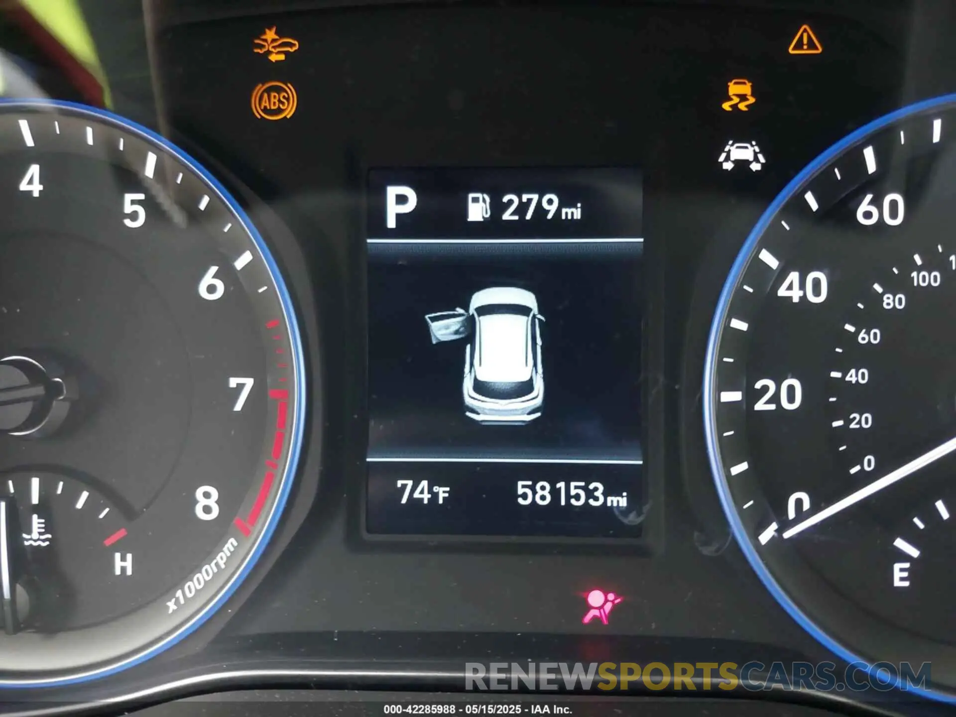 15 Photograph of a damaged car KM8K2CAA0KU368763 HYUNDAI KONA 2019
