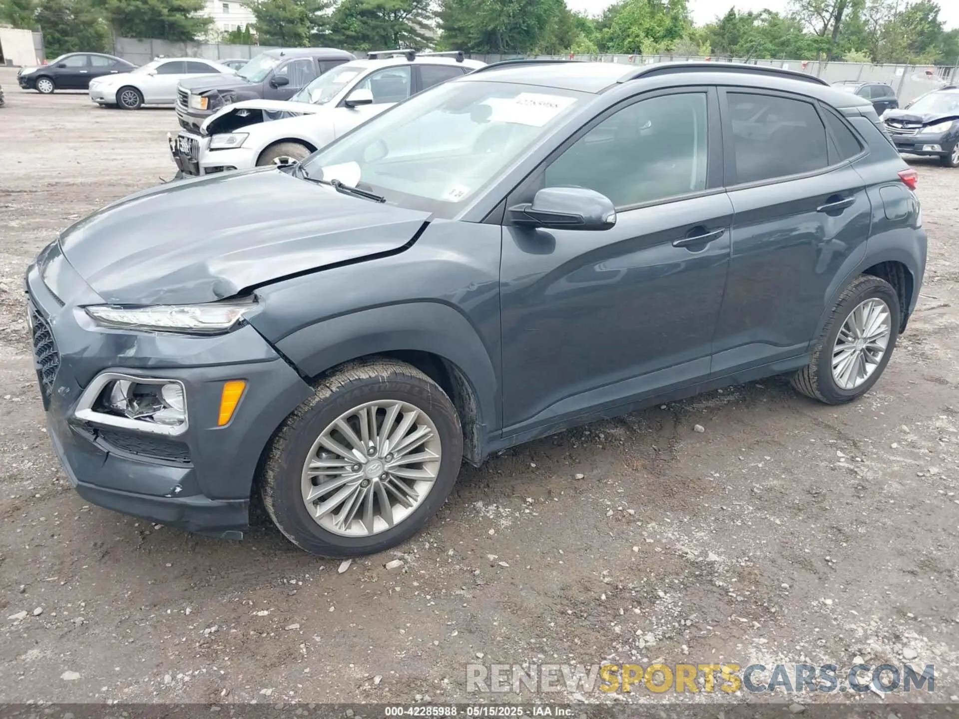 2 Photograph of a damaged car KM8K2CAA0KU368763 HYUNDAI KONA 2019