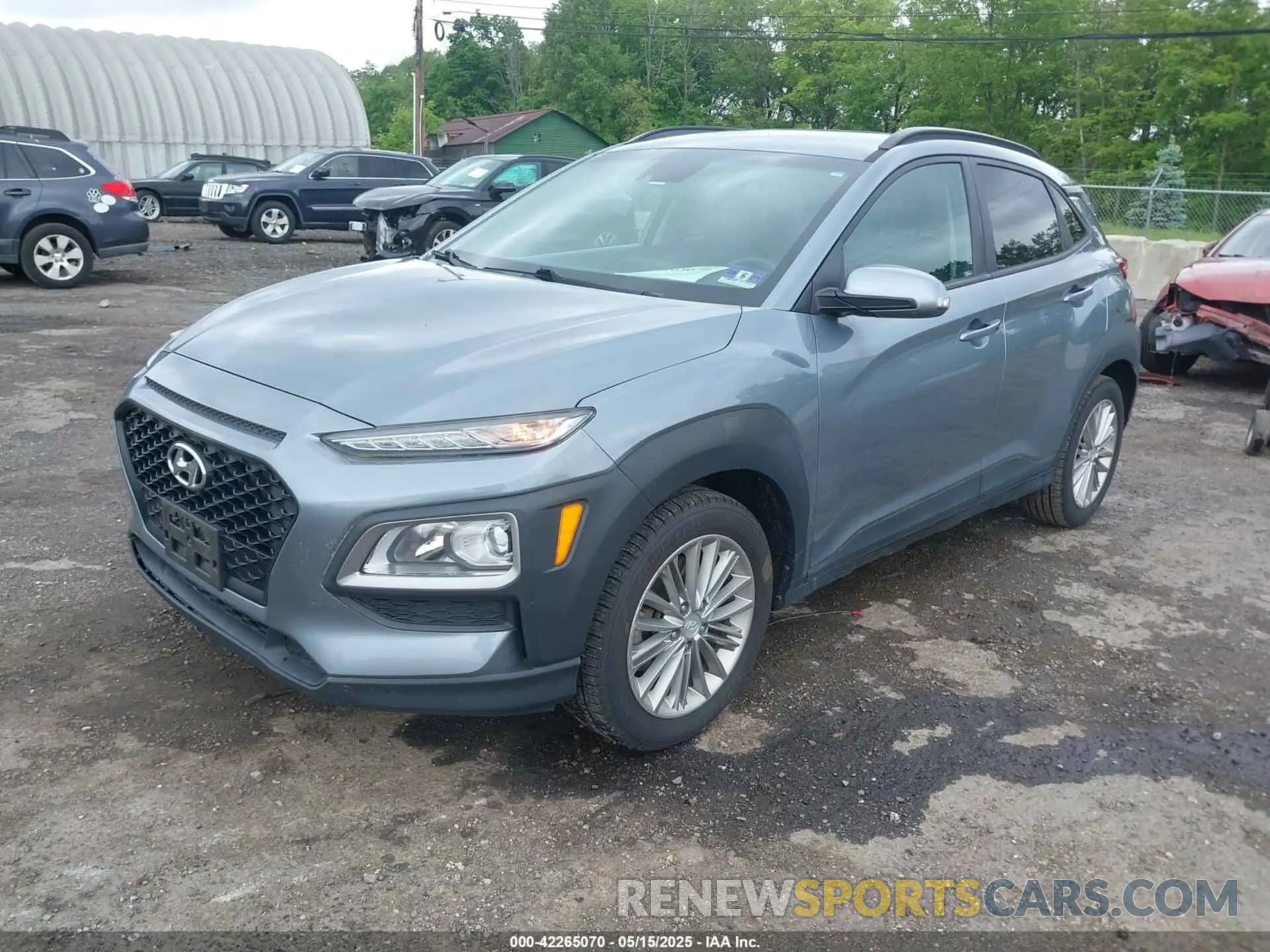 2 Photograph of a damaged car KM8K2CAA1KU330510 HYUNDAI KONA 2019
