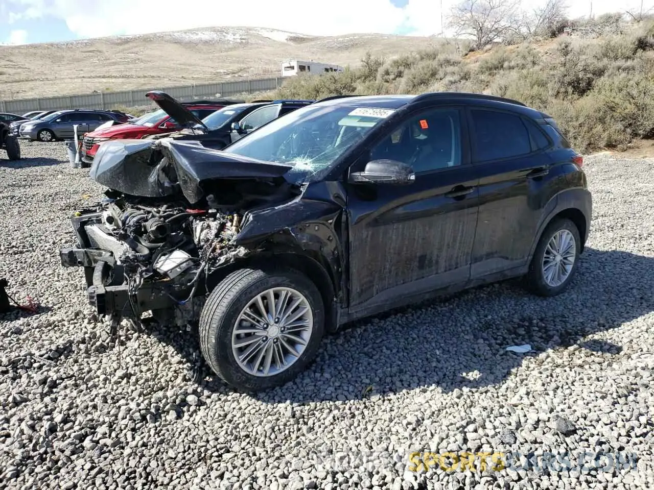 1 Photograph of a damaged car KM8K2CAA1KU340812 HYUNDAI KONA 2019