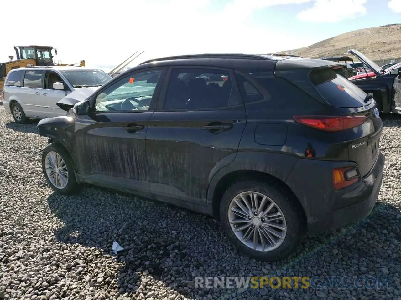 2 Photograph of a damaged car KM8K2CAA1KU340812 HYUNDAI KONA 2019