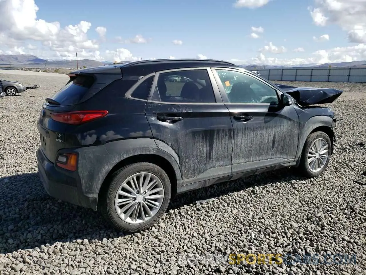 3 Photograph of a damaged car KM8K2CAA1KU340812 HYUNDAI KONA 2019