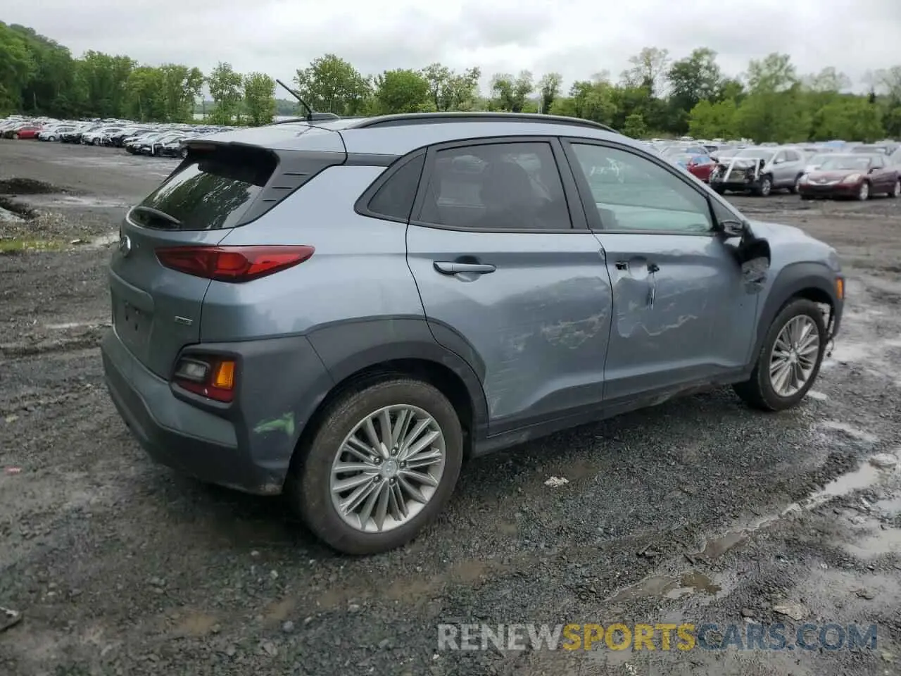 3 Photograph of a damaged car KM8K2CAA3KU321260 HYUNDAI KONA 2019
