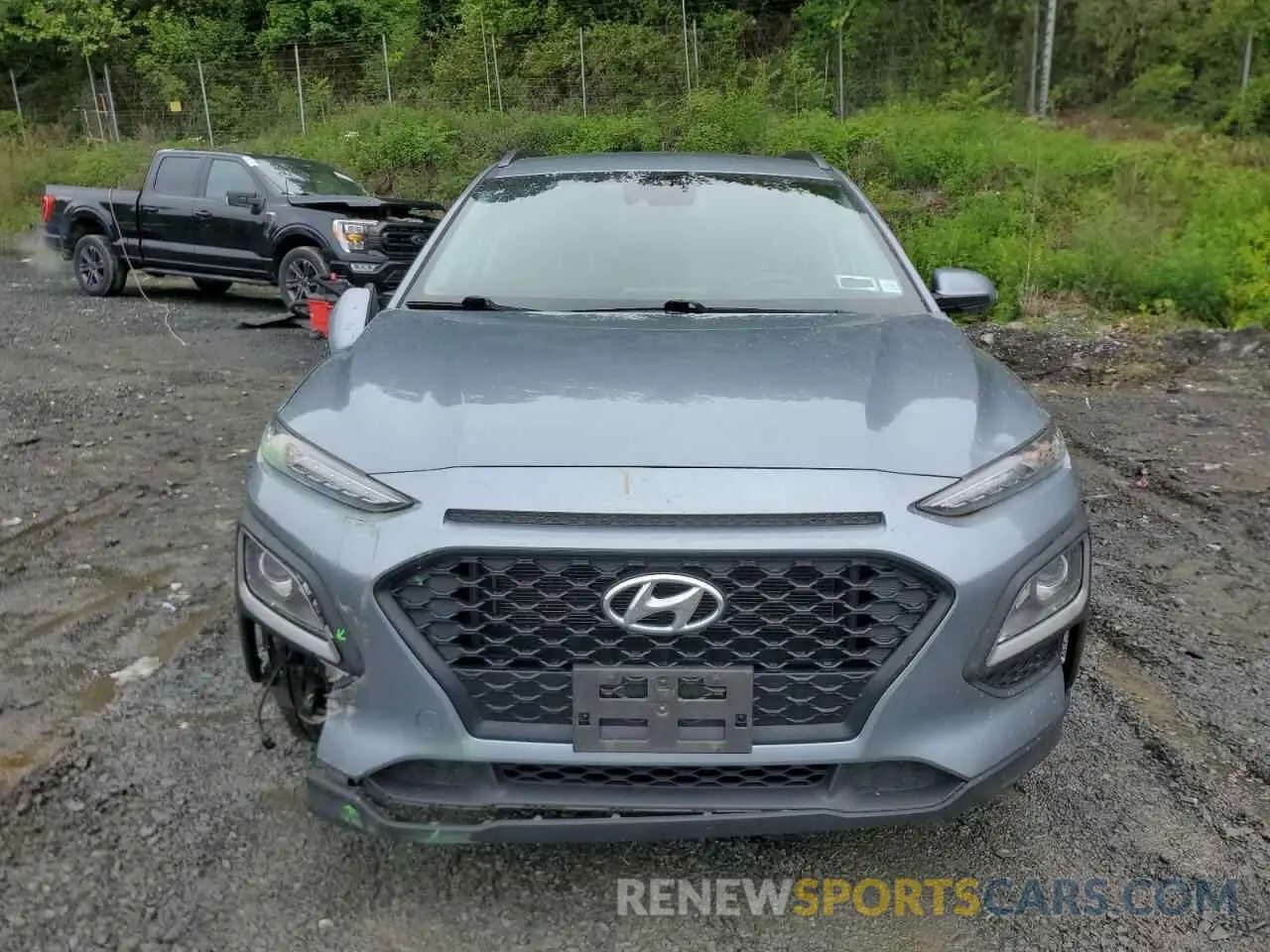 5 Photograph of a damaged car KM8K2CAA3KU321260 HYUNDAI KONA 2019