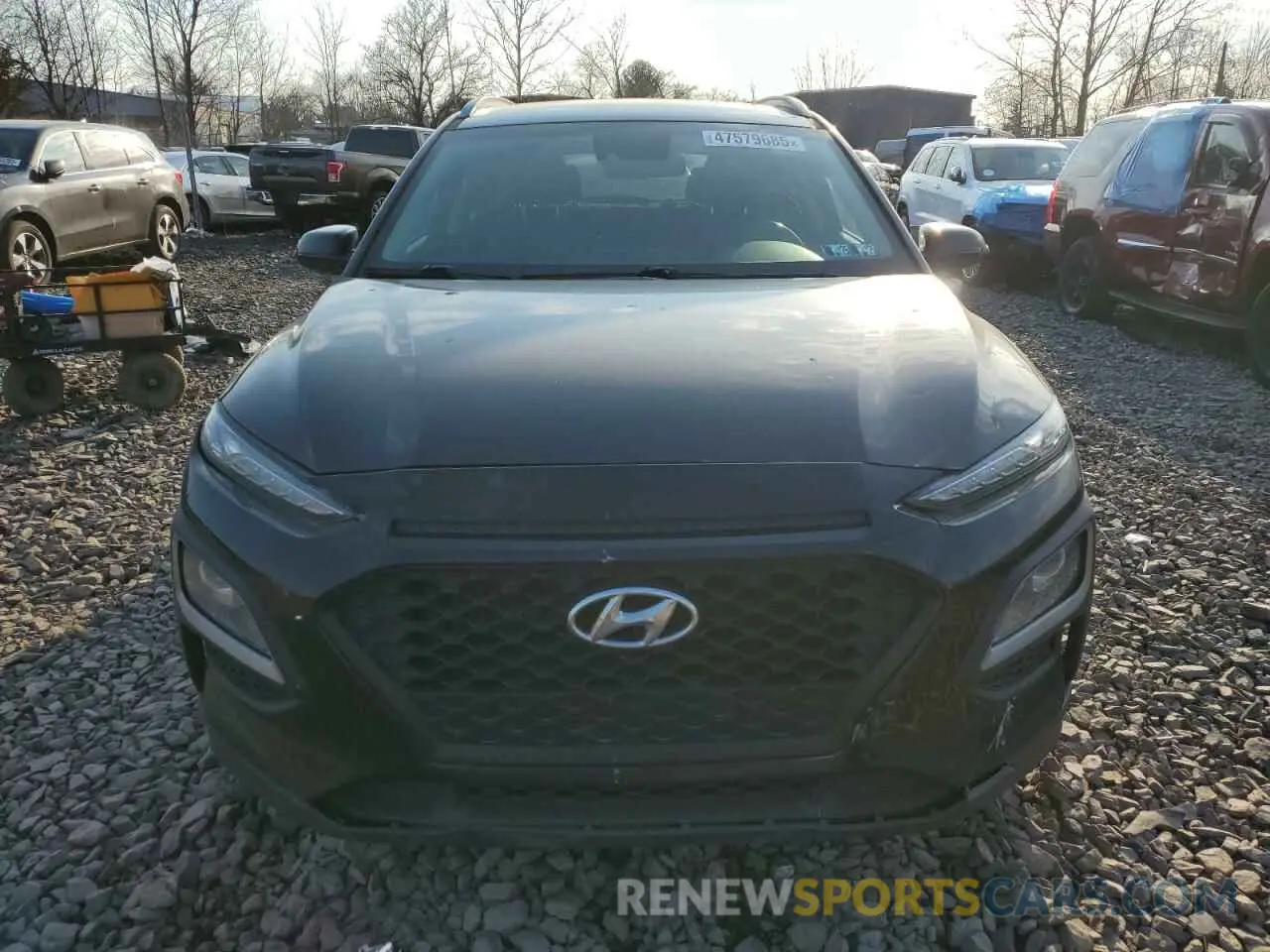 5 Photograph of a damaged car KM8K2CAA3KU366280 HYUNDAI KONA 2019
