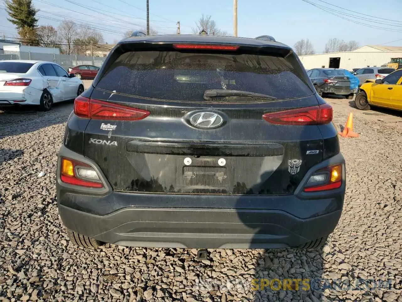 6 Photograph of a damaged car KM8K2CAA3KU366280 HYUNDAI KONA 2019