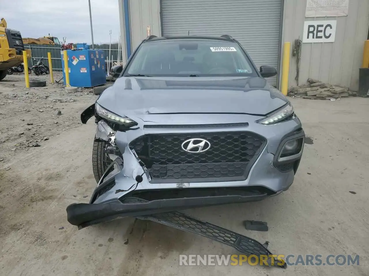 5 Photograph of a damaged car KM8K2CAA4KU393858 HYUNDAI KONA 2019