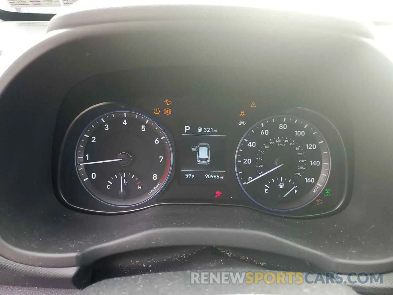 9 Photograph of a damaged car KM8K2CAA4KU393858 HYUNDAI KONA 2019