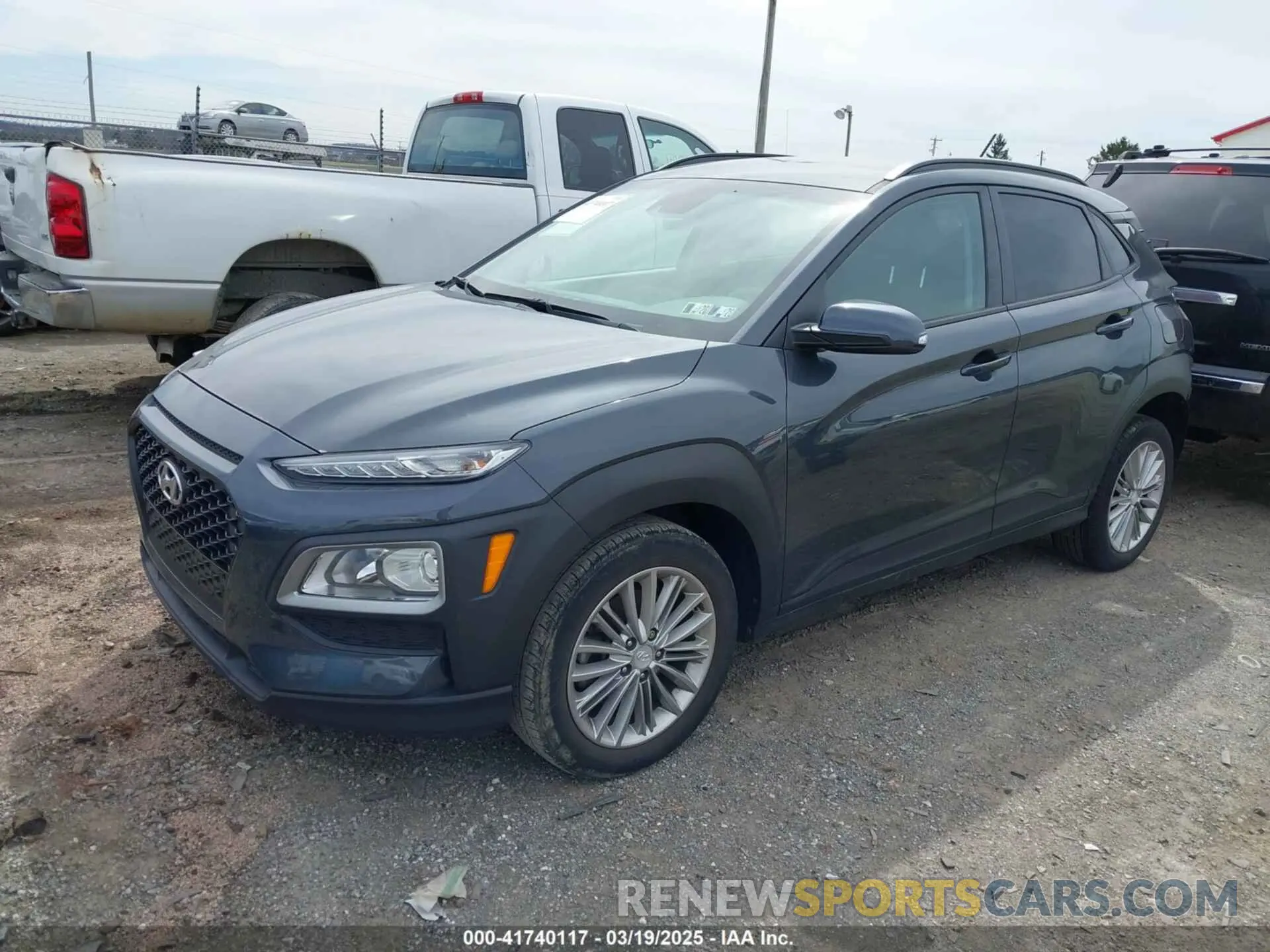 2 Photograph of a damaged car KM8K2CAA5KU352381 HYUNDAI KONA 2019