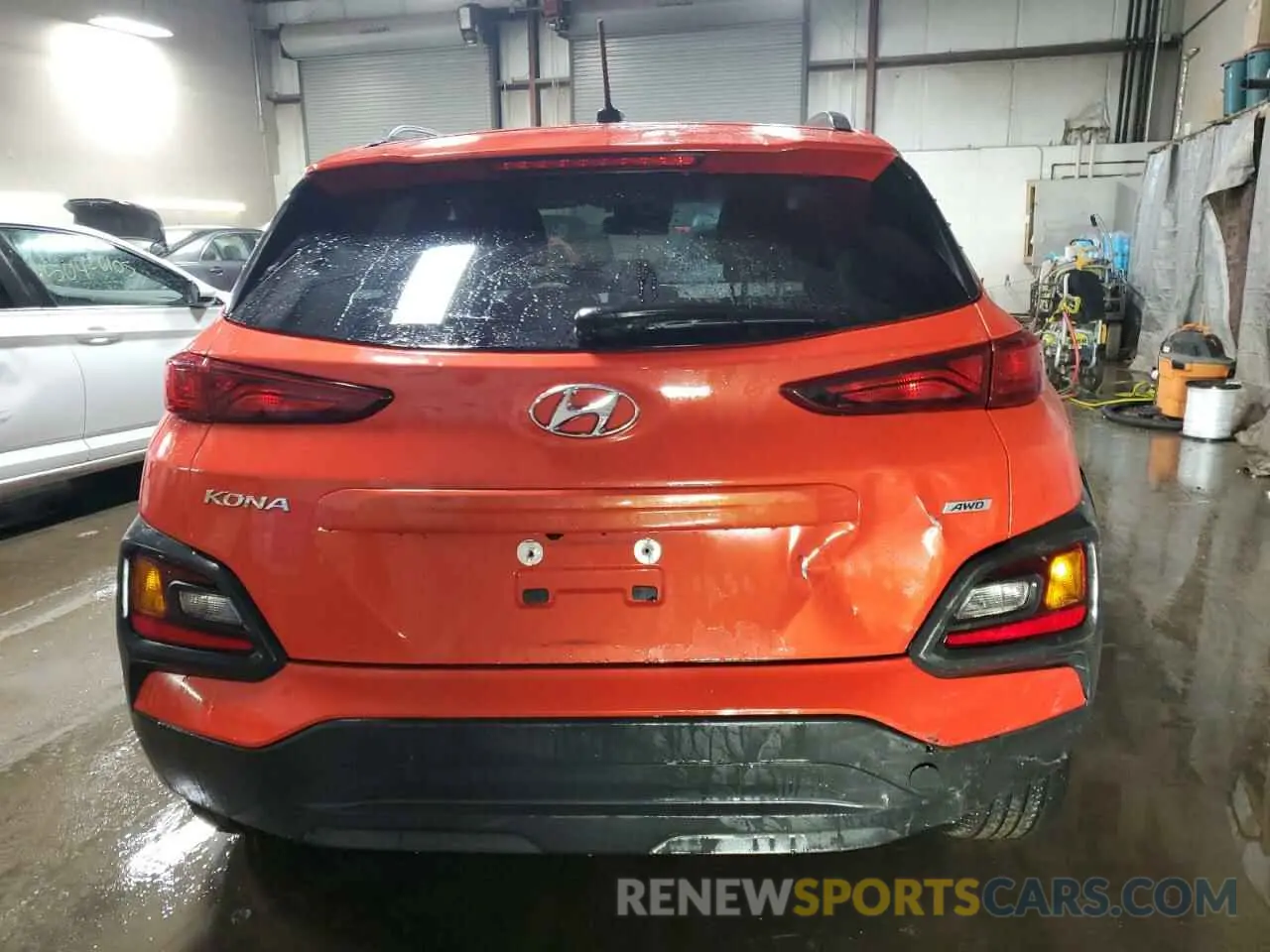 6 Photograph of a damaged car KM8K2CAA6KU207284 HYUNDAI KONA 2019