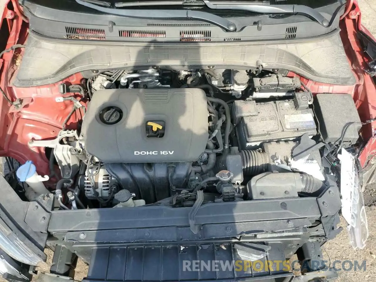 13 Photograph of a damaged car KM8K2CAA7KU334786 HYUNDAI KONA 2019