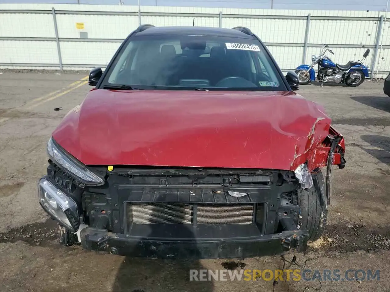5 Photograph of a damaged car KM8K2CAA7KU334786 HYUNDAI KONA 2019