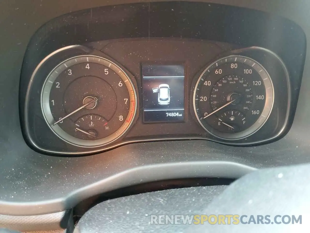 9 Photograph of a damaged car KM8K2CAA7KU334786 HYUNDAI KONA 2019