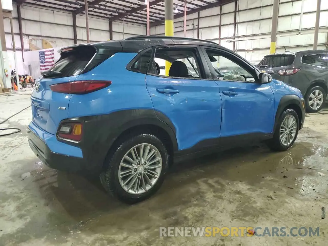 3 Photograph of a damaged car KM8K2CAA8KU199351 HYUNDAI KONA 2019