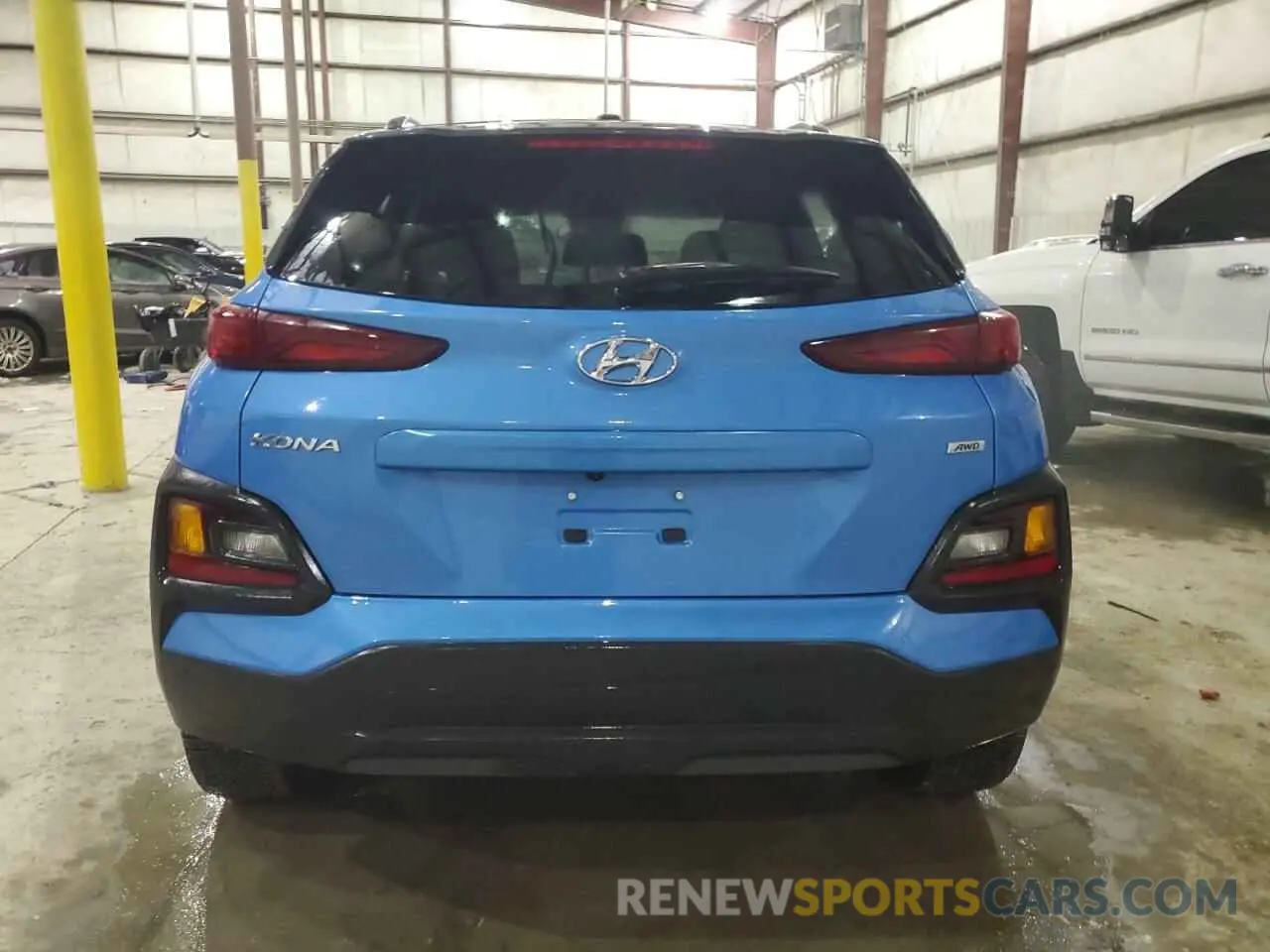 6 Photograph of a damaged car KM8K2CAA8KU199351 HYUNDAI KONA 2019