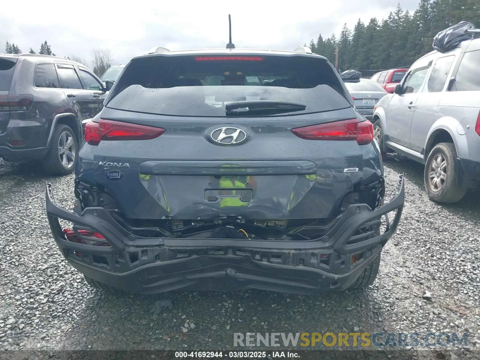 6 Photograph of a damaged car KM8K2CAA8KU360619 HYUNDAI KONA 2019