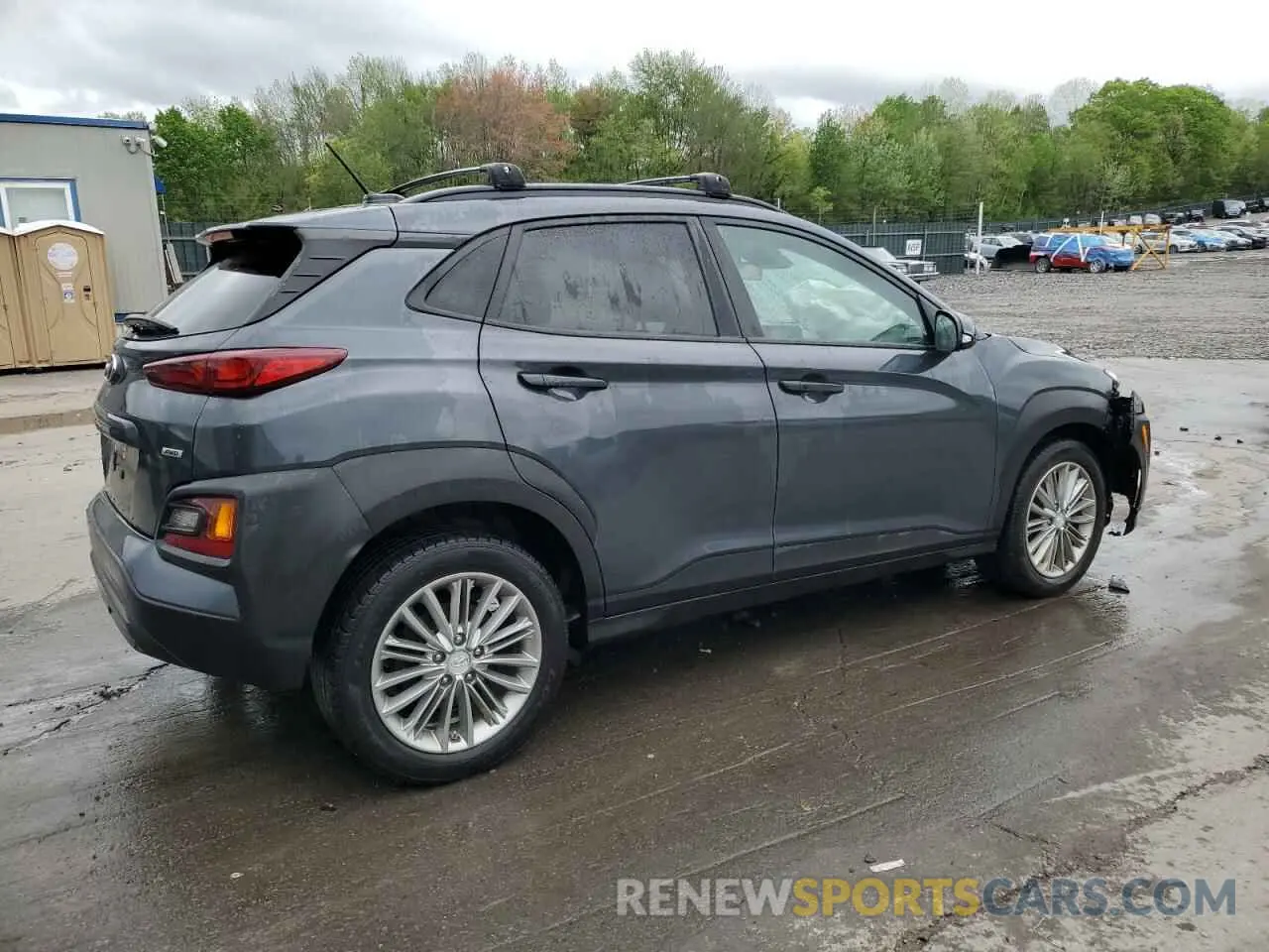 3 Photograph of a damaged car KM8K2CAA8KU377159 HYUNDAI KONA 2019