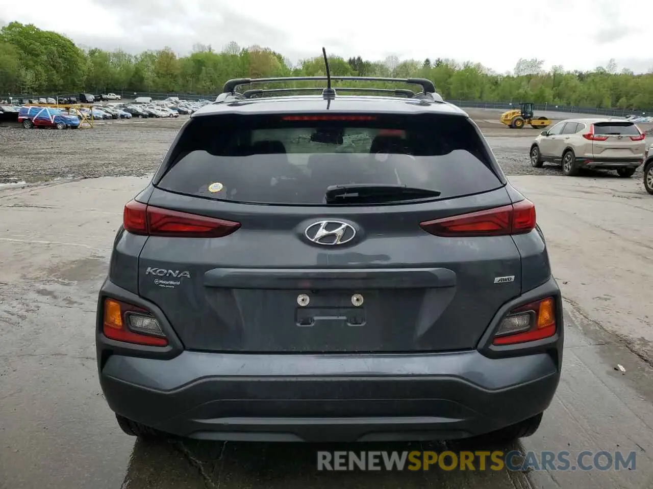 6 Photograph of a damaged car KM8K2CAA8KU377159 HYUNDAI KONA 2019