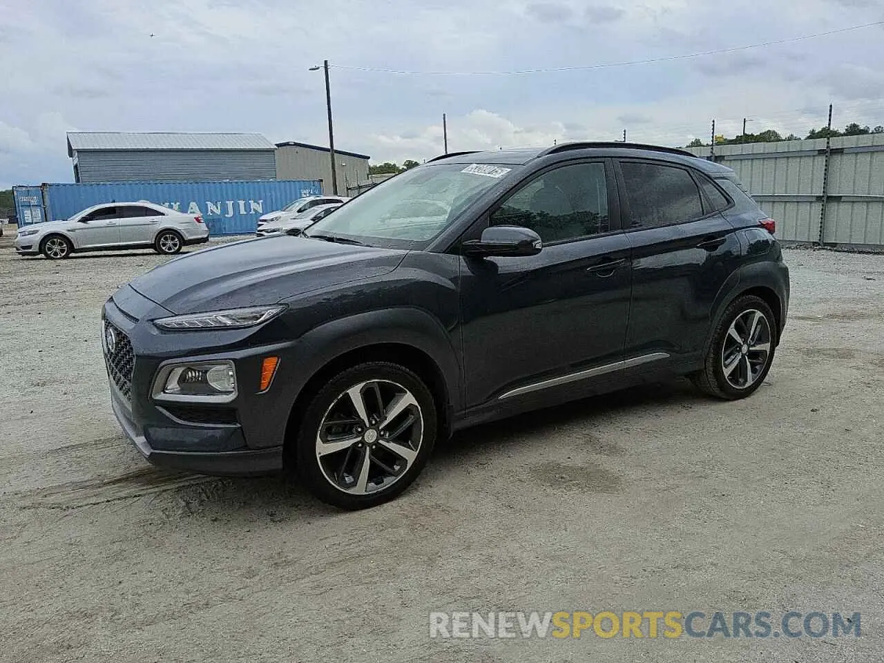1 Photograph of a damaged car KM8K33A52KU246261 HYUNDAI KONA 2019