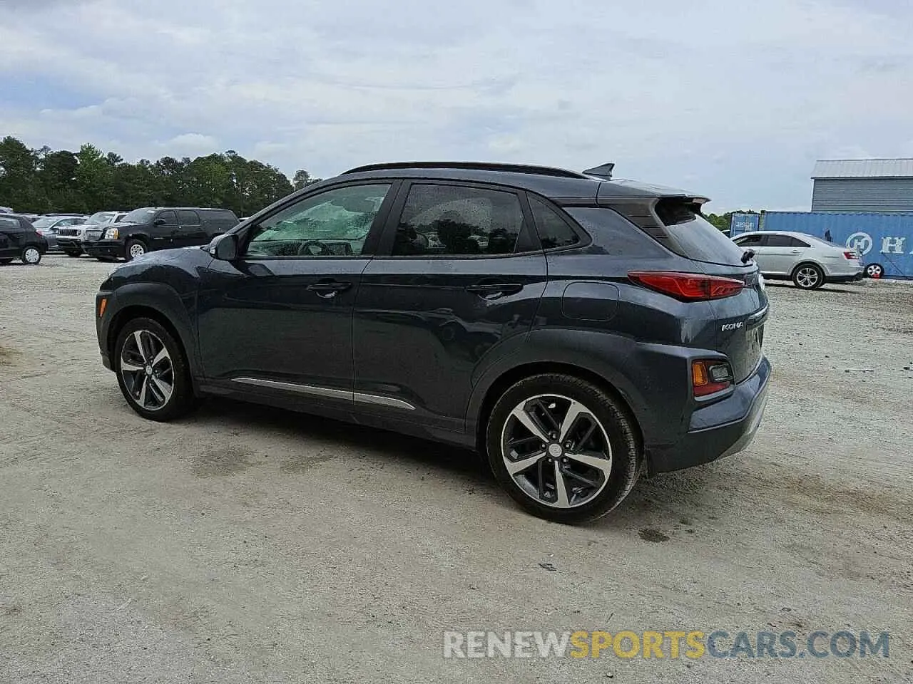 2 Photograph of a damaged car KM8K33A52KU246261 HYUNDAI KONA 2019