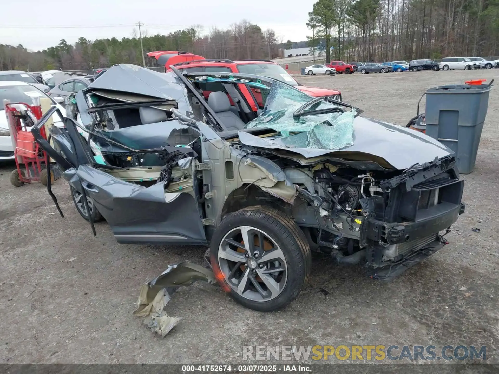1 Photograph of a damaged car KM8K33A53KU246138 HYUNDAI KONA 2019