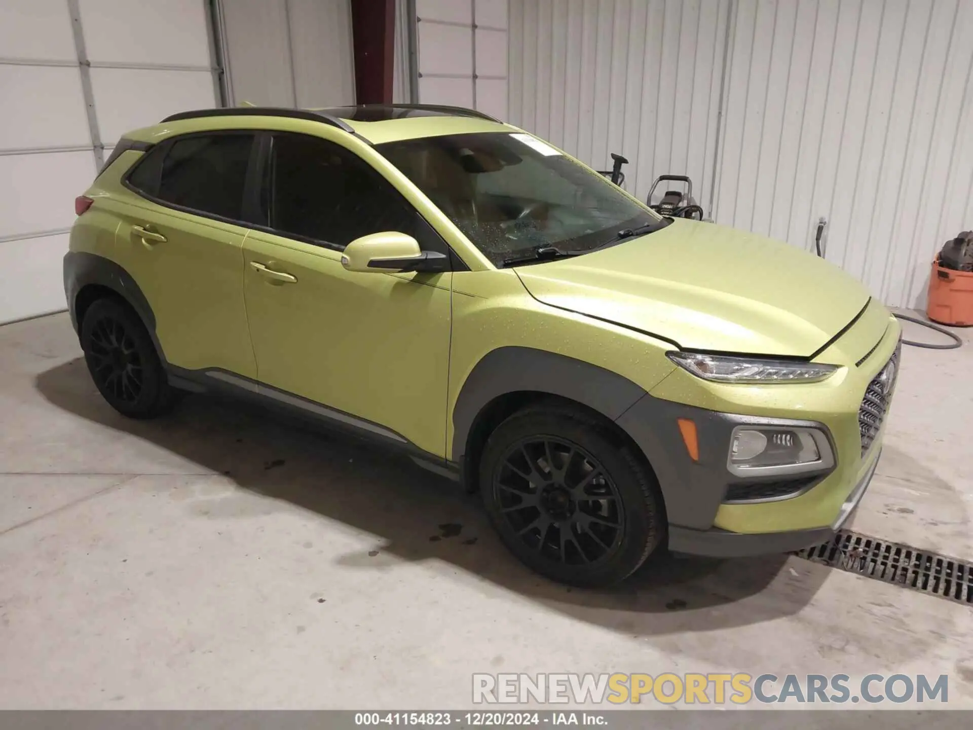 1 Photograph of a damaged car KM8K33A54KU375117 HYUNDAI KONA 2019