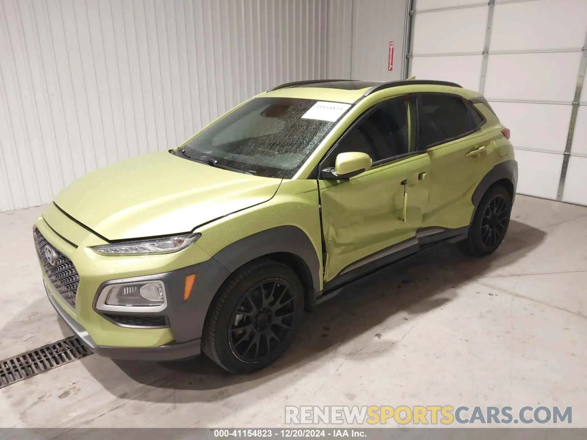 2 Photograph of a damaged car KM8K33A54KU375117 HYUNDAI KONA 2019