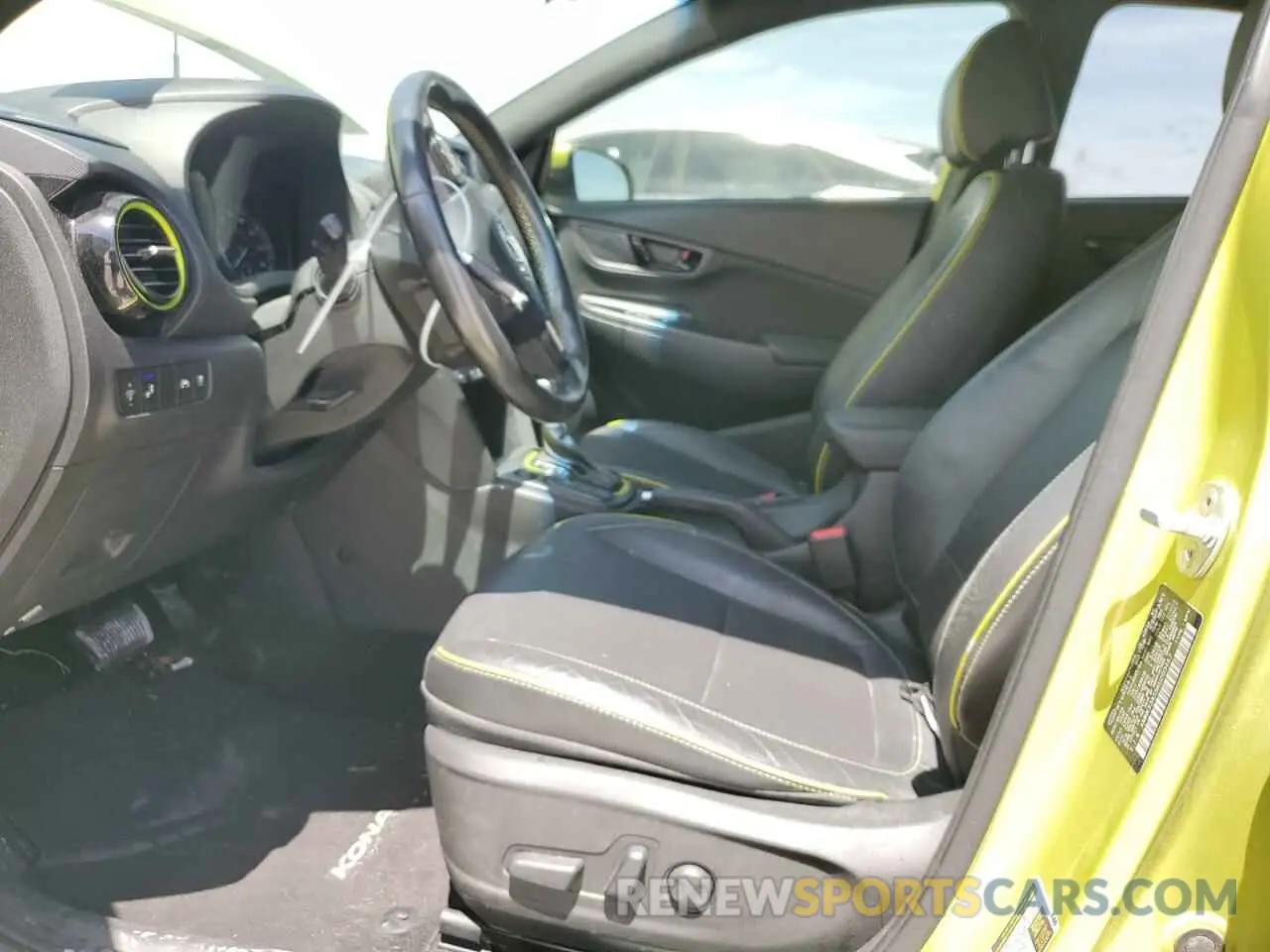 7 Photograph of a damaged car KM8K33A55KU203467 HYUNDAI KONA 2019