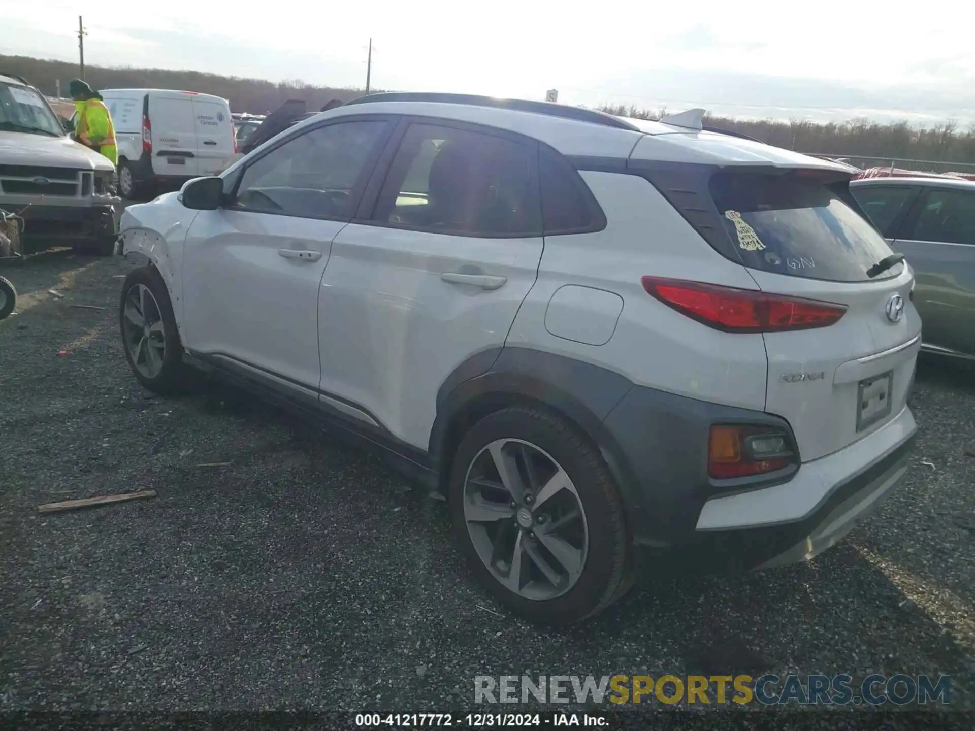 3 Photograph of a damaged car KM8K33A59KU371435 HYUNDAI KONA 2019