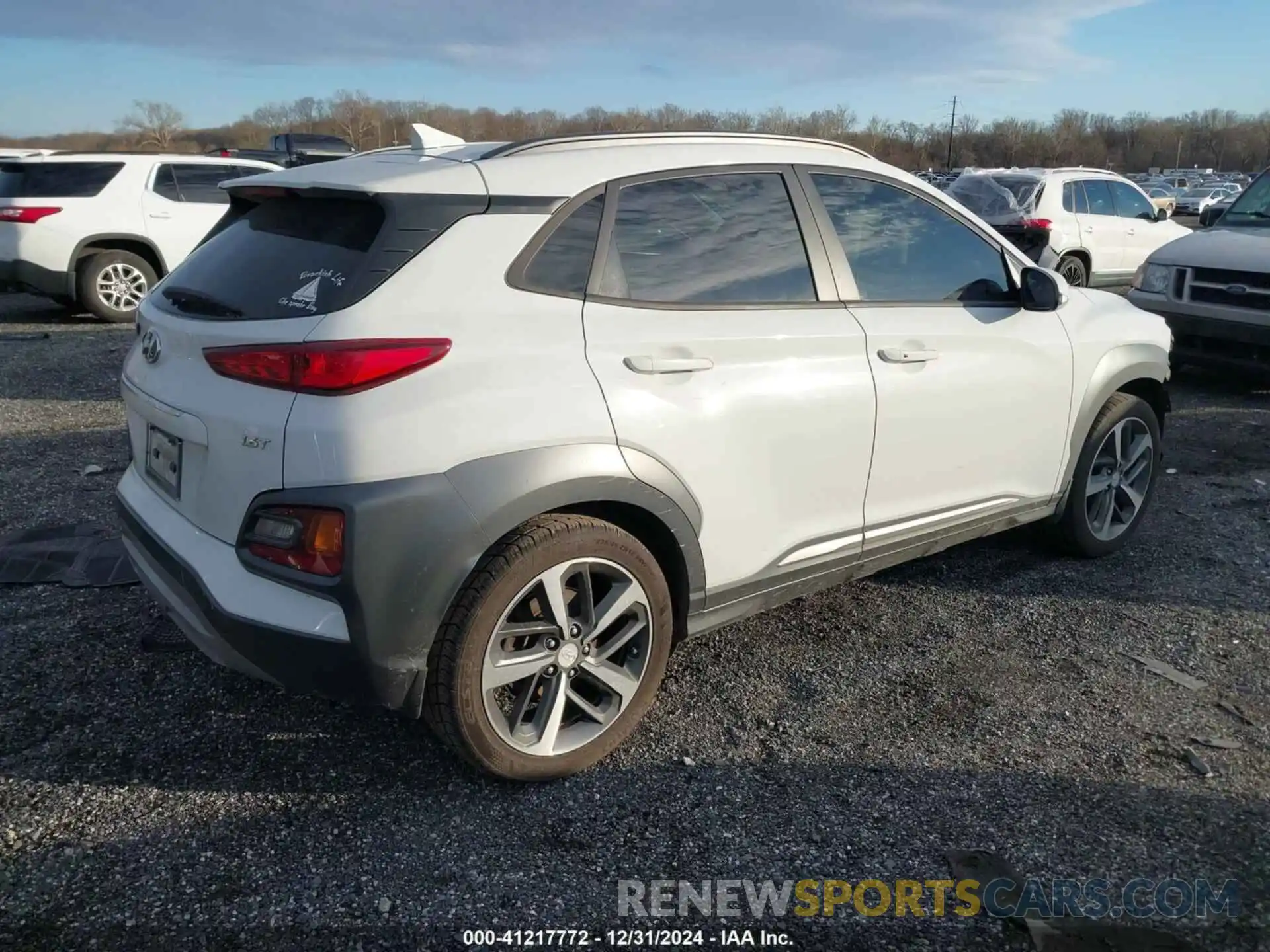 4 Photograph of a damaged car KM8K33A59KU371435 HYUNDAI KONA 2019