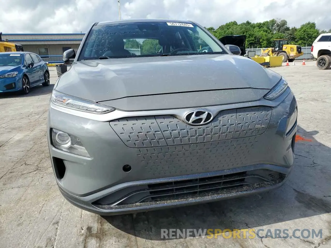5 Photograph of a damaged car KM8K33AG0KU052670 HYUNDAI KONA 2019