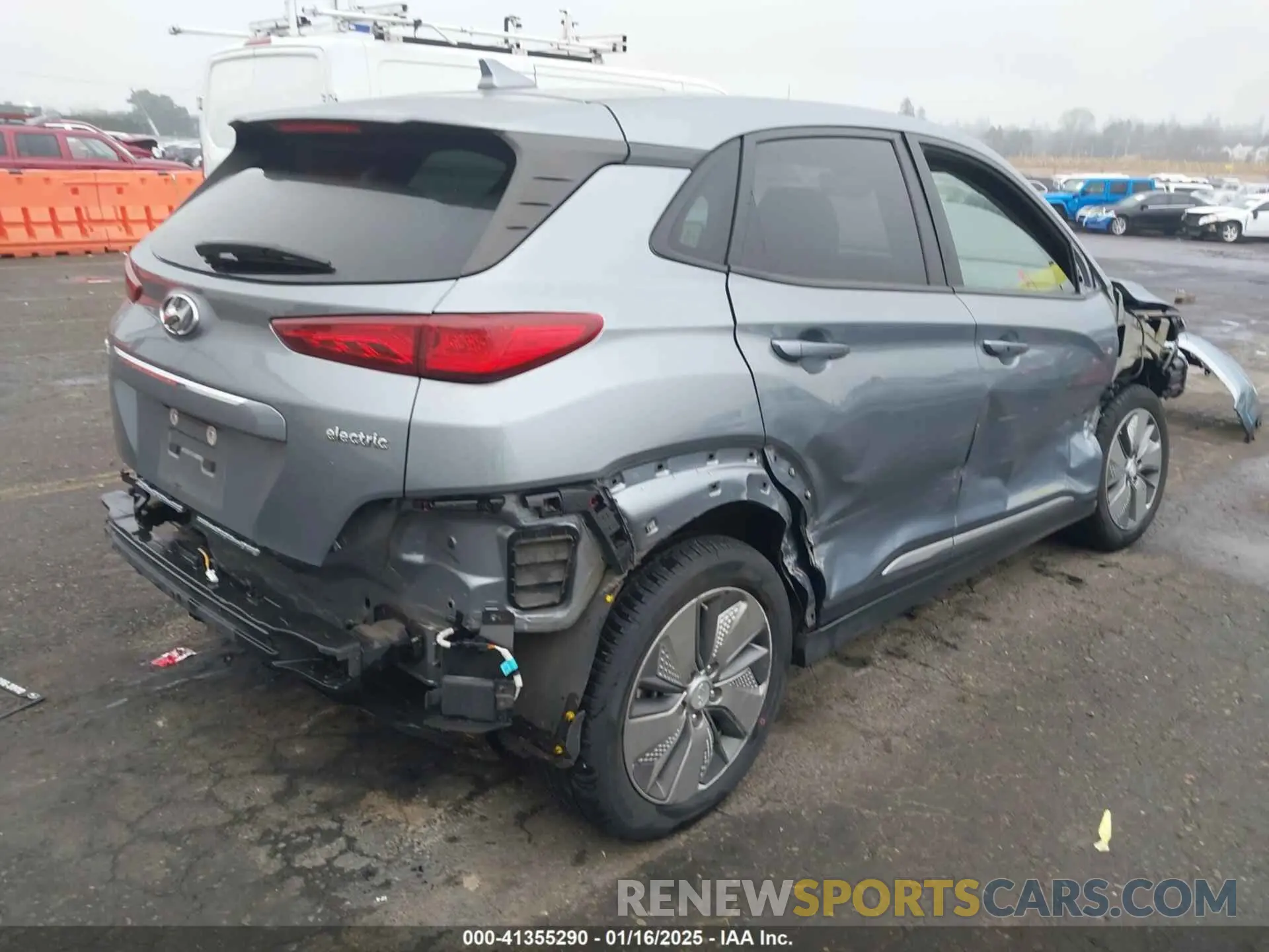 4 Photograph of a damaged car KM8K33AG1KU022271 HYUNDAI KONA 2019