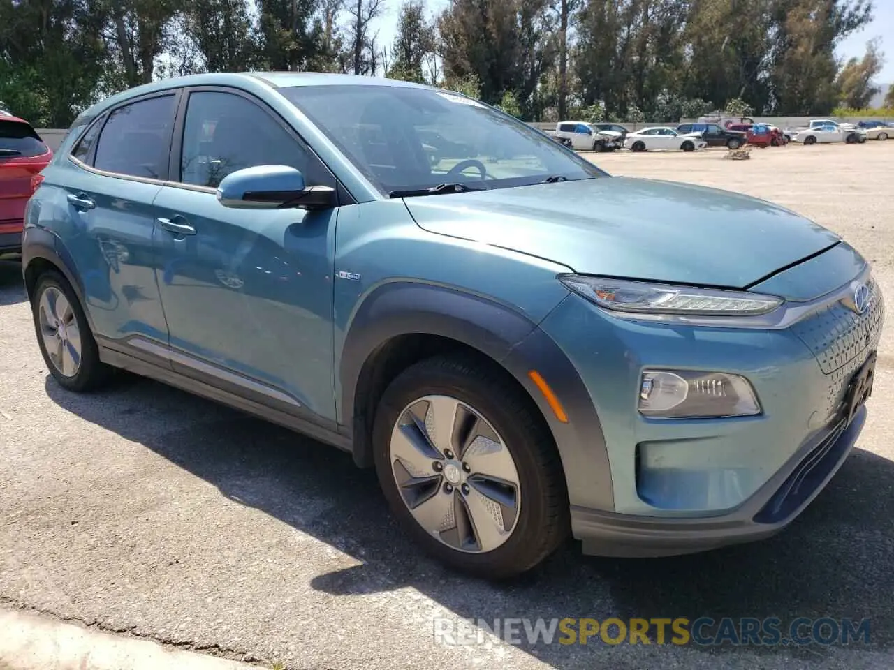 4 Photograph of a damaged car KM8K33AG2KU023414 HYUNDAI KONA 2019