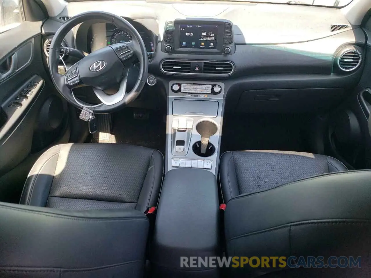 8 Photograph of a damaged car KM8K33AG2KU023414 HYUNDAI KONA 2019