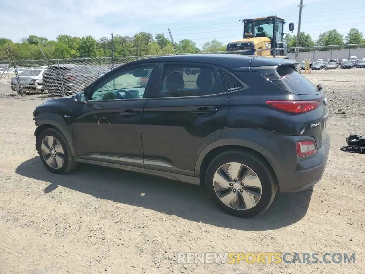 2 Photograph of a damaged car KM8K33AG9KU035785 HYUNDAI KONA 2019