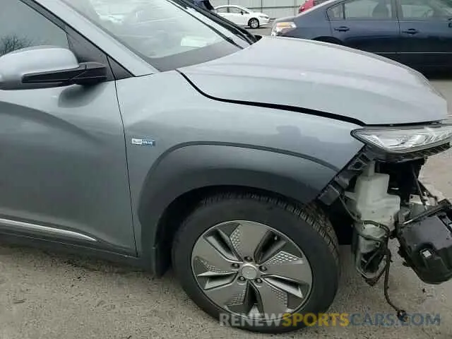 12 Photograph of a damaged car KM8K33AG9KU044664 HYUNDAI KONA 2019
