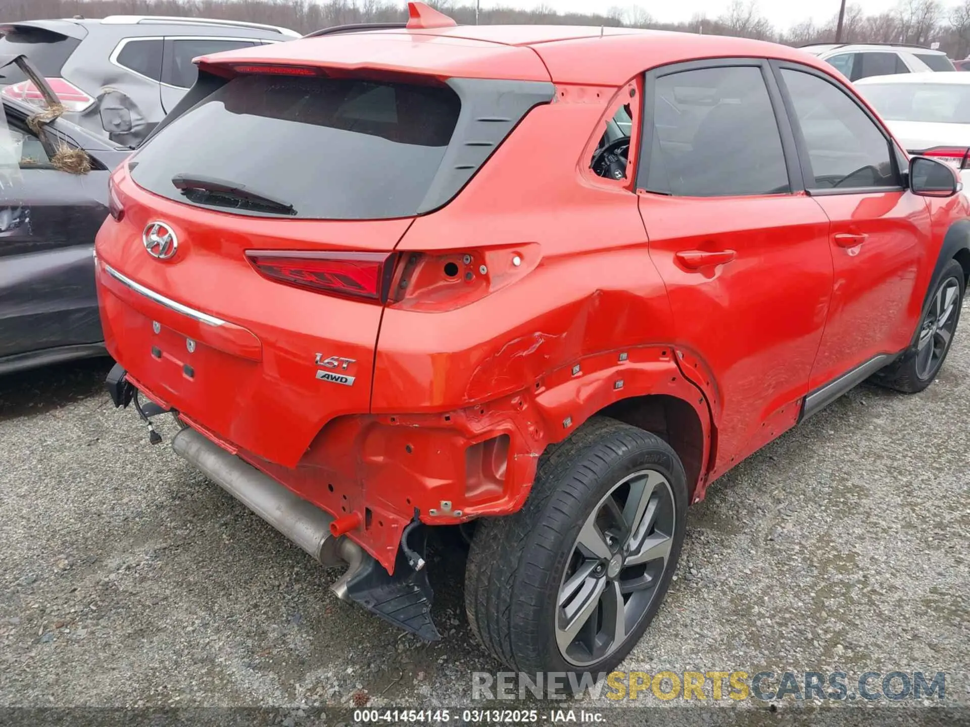 6 Photograph of a damaged car KM8K3CA53KU330542 HYUNDAI KONA 2019
