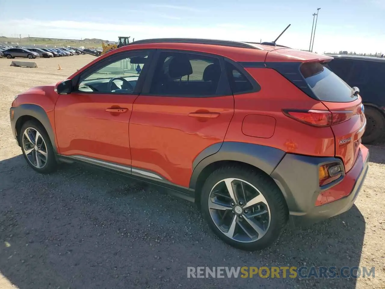 2 Photograph of a damaged car KM8K3CA55KU267668 HYUNDAI KONA 2019