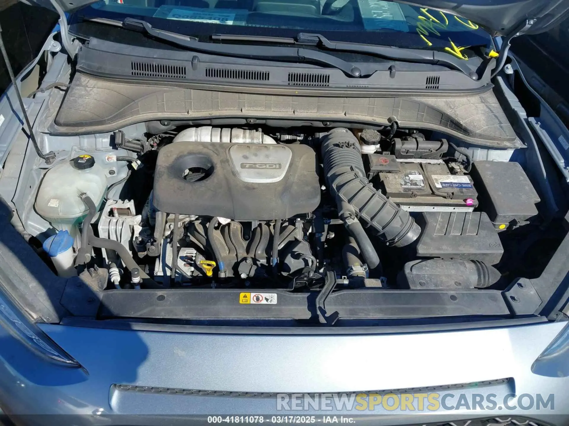 10 Photograph of a damaged car KM8K3CA58KU251819 HYUNDAI KONA 2019