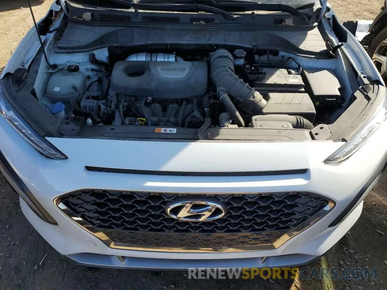 11 Photograph of a damaged car KM8K3CA58KU380742 HYUNDAI KONA 2019