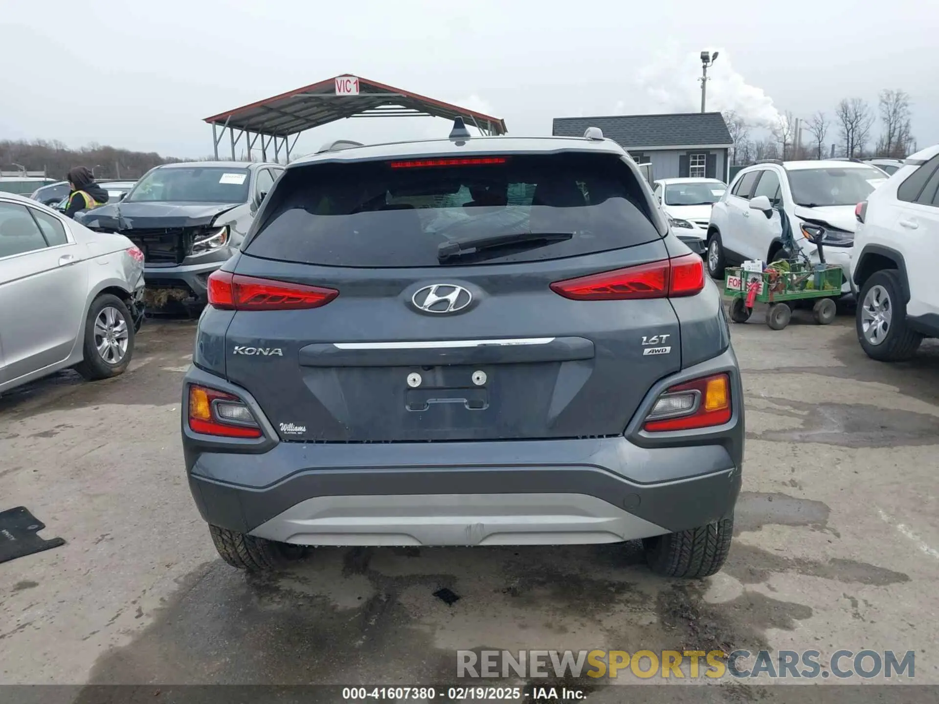 15 Photograph of a damaged car KM8K3CA59KU239307 HYUNDAI KONA 2019